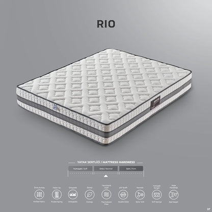 Modern Anti-Bacteria Memory Foam Pocket Spring Mattress Hospital Bedroom