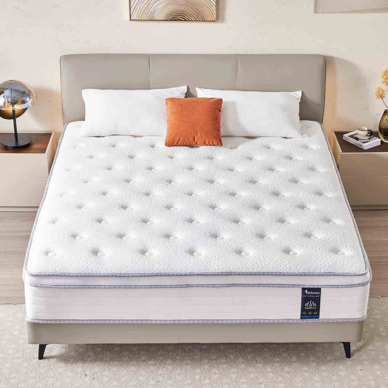 Luxury Hybrid Pocket Spring Mattress – Pressure Relief Medium Firm