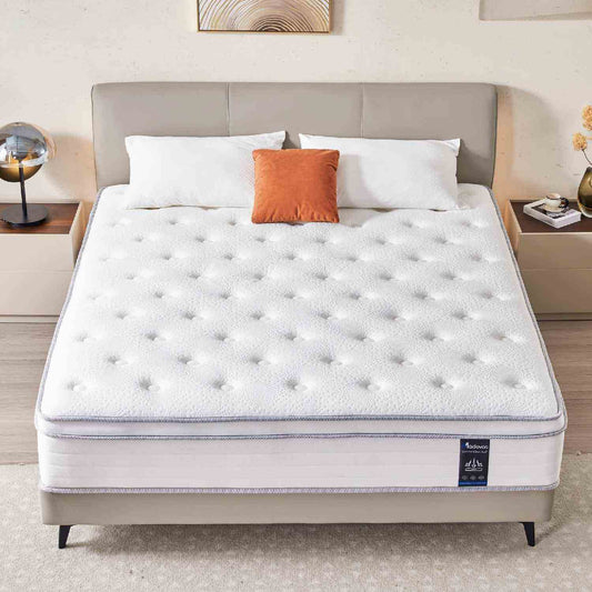 Luxury Hybrid Pocket Spring Mattress – Pressure Relief Medium Firm