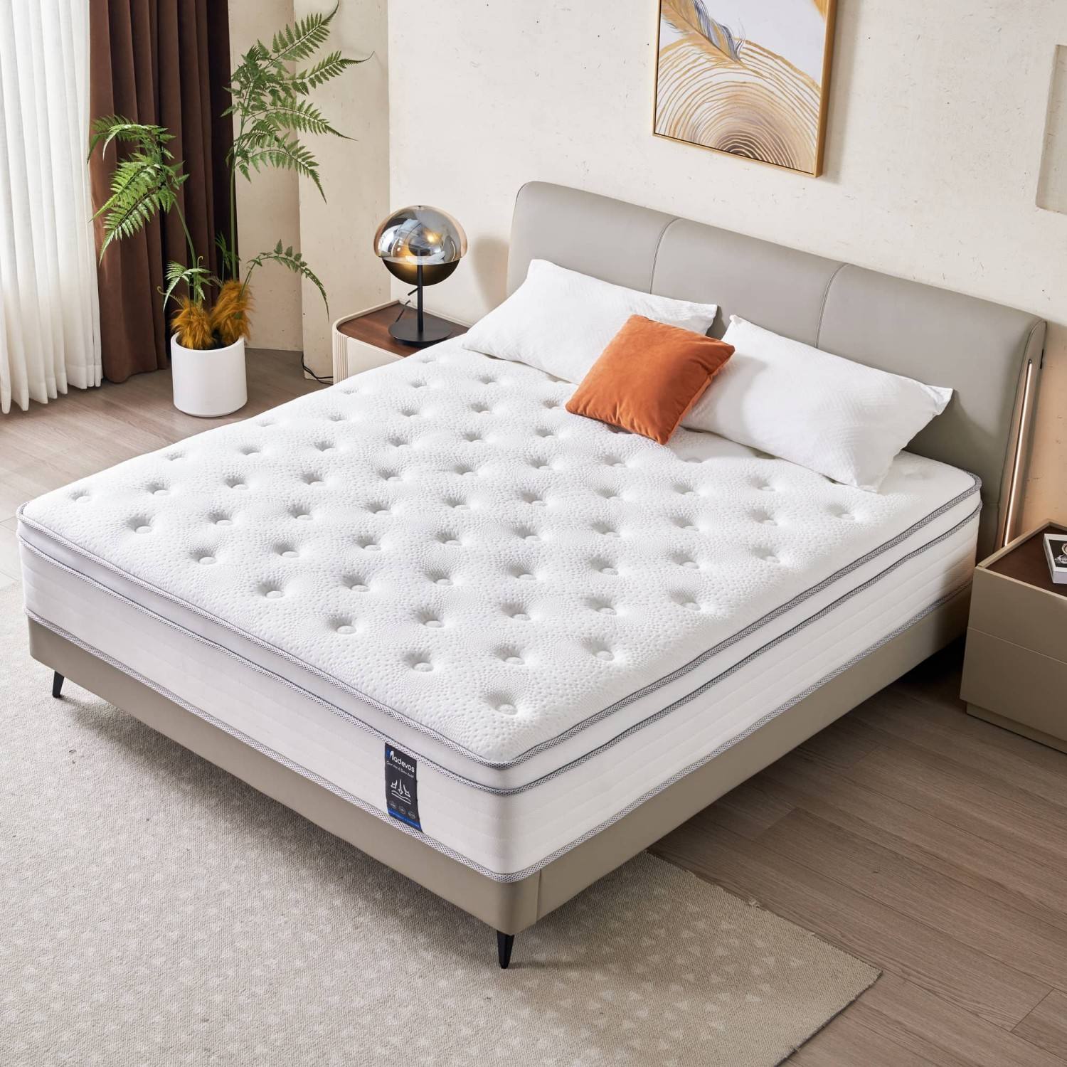 Luxury Hybrid Pocket Spring Mattress – Pressure Relief Medium Firm